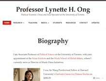 Tablet Screenshot of lynetteong.com